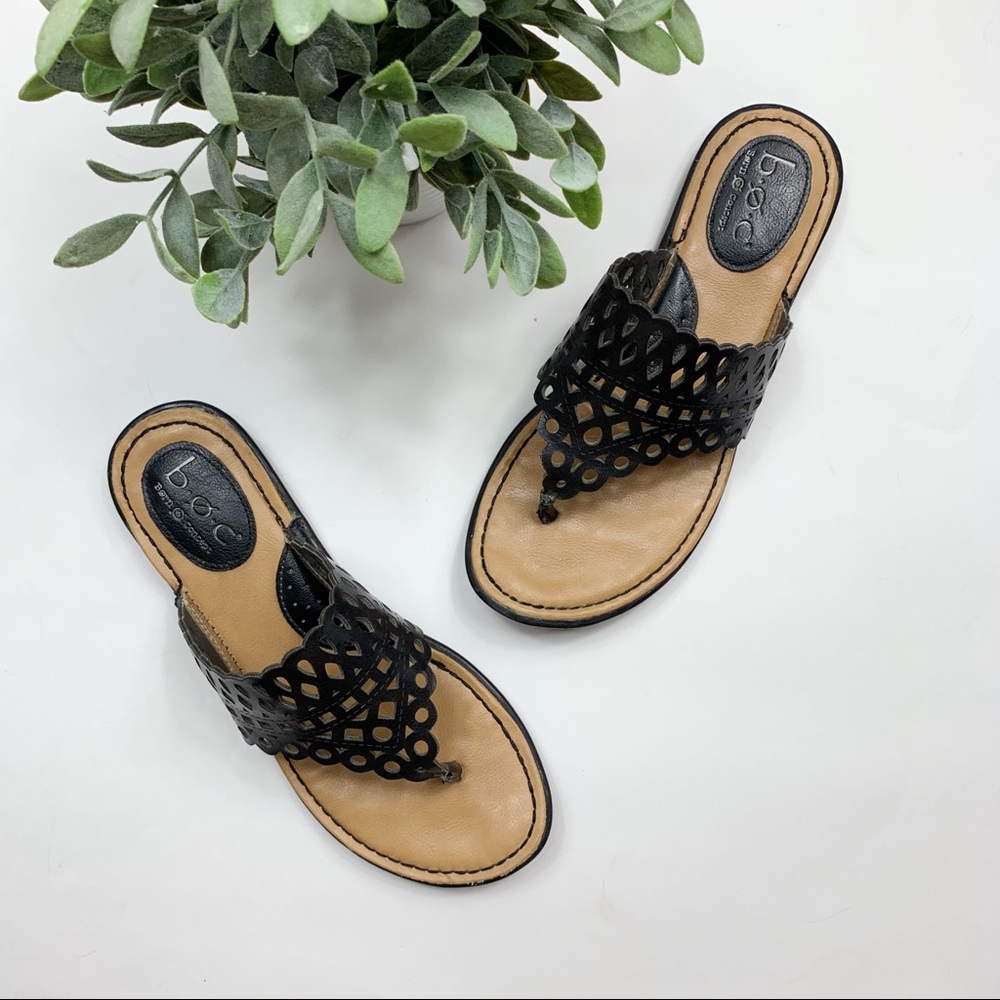 BOC Born perforated flip flop sandals